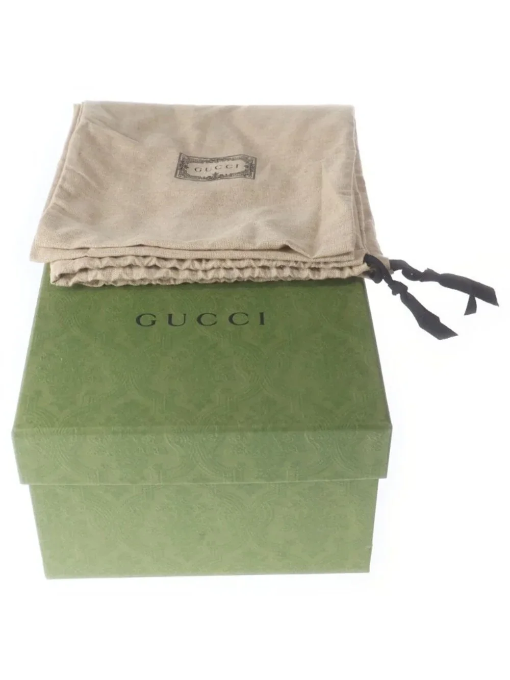 ★SOLD★ Gucci GG Logo Canvas Slide Sandals Beige - Picture 6 of 6